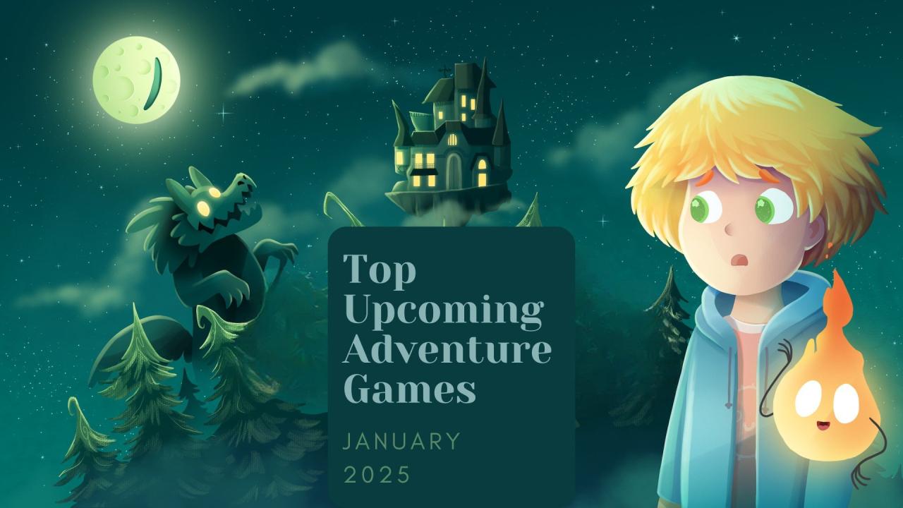 Five Top Upcoming Adventure Games – January 2025 | Adventure Game Hotspot